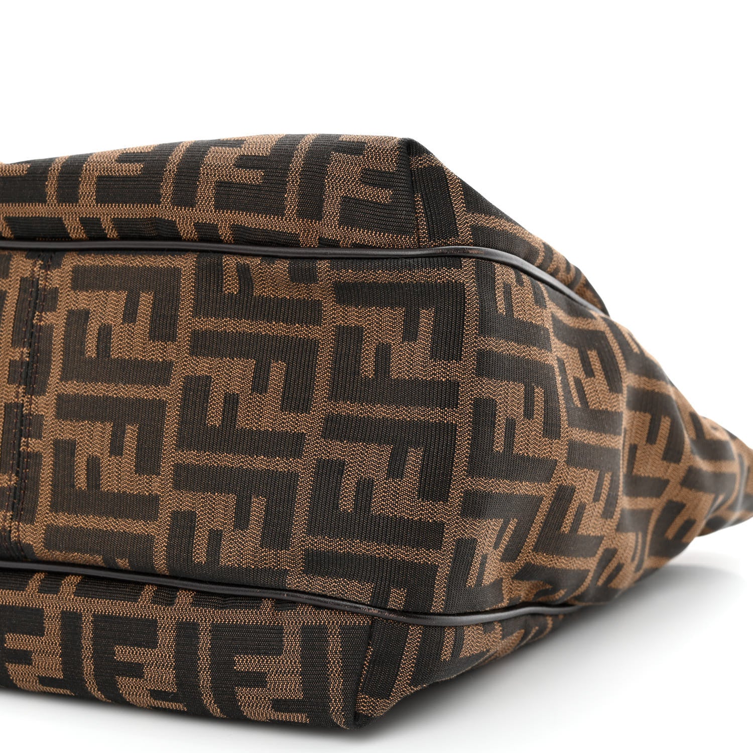 Fendi Zucca Small Chef Shopping Tote Tobacco Moro 10 of 12