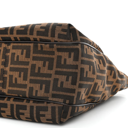 Fendi Zucca Small Chef Shopping Tote Tobacco Moro 10 of 12