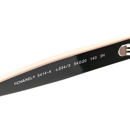 Chanel Acetate CC Butterfly Sunglasses 5414 Black Beige 5 of 8