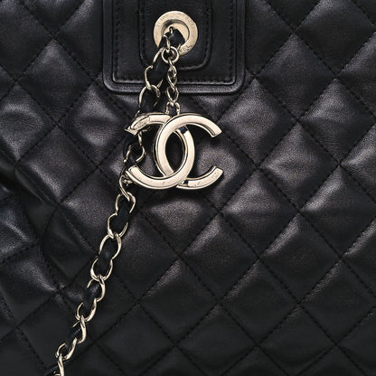 Chanel Lambskin Quilted Daily Shopping Tote Black 7 of 15