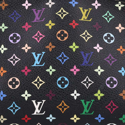 Louis Vuitton Monogram Multicolor Cosmetic Pouch Black Grenade 7 of 9