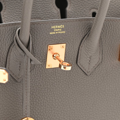 Hermes Togo Birkin 25 Etain 6 of 11