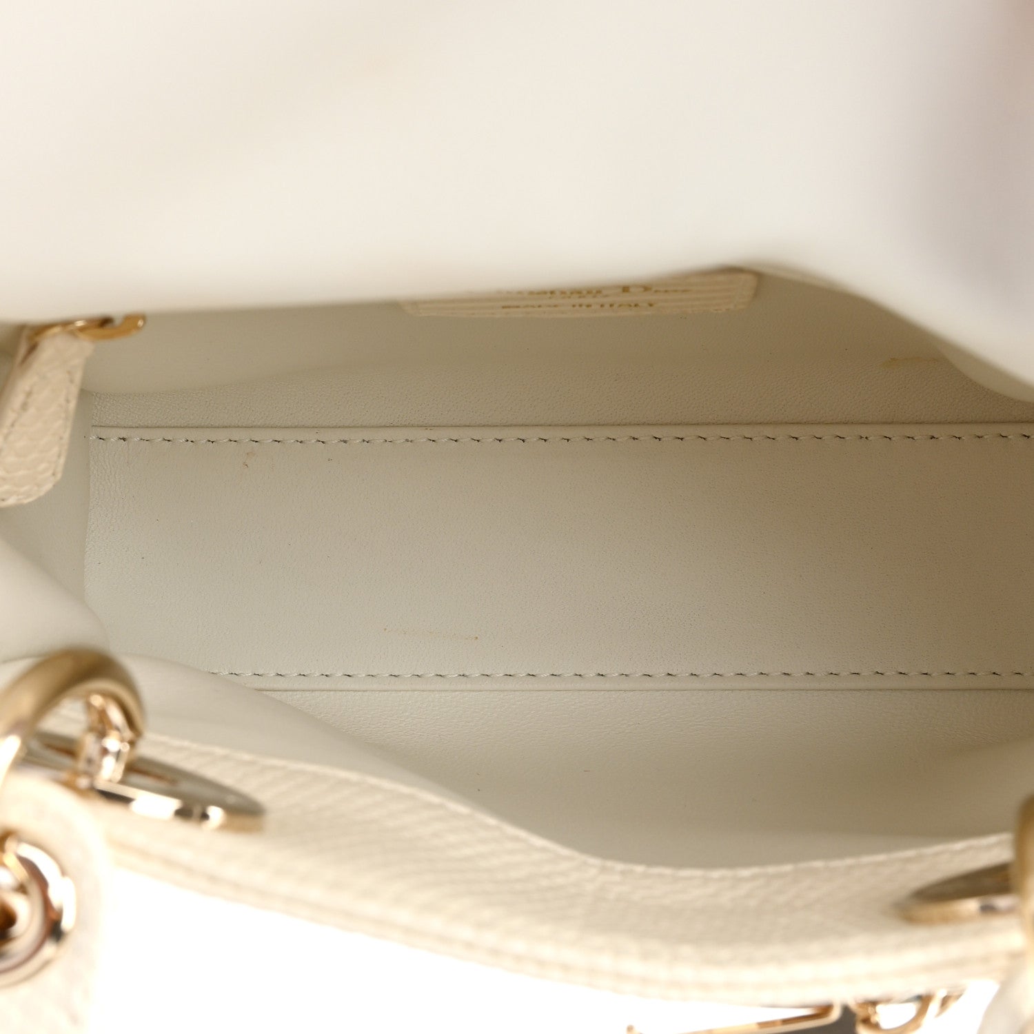 Christian Dior Lizard Mini Lady Dior White 5 of 17