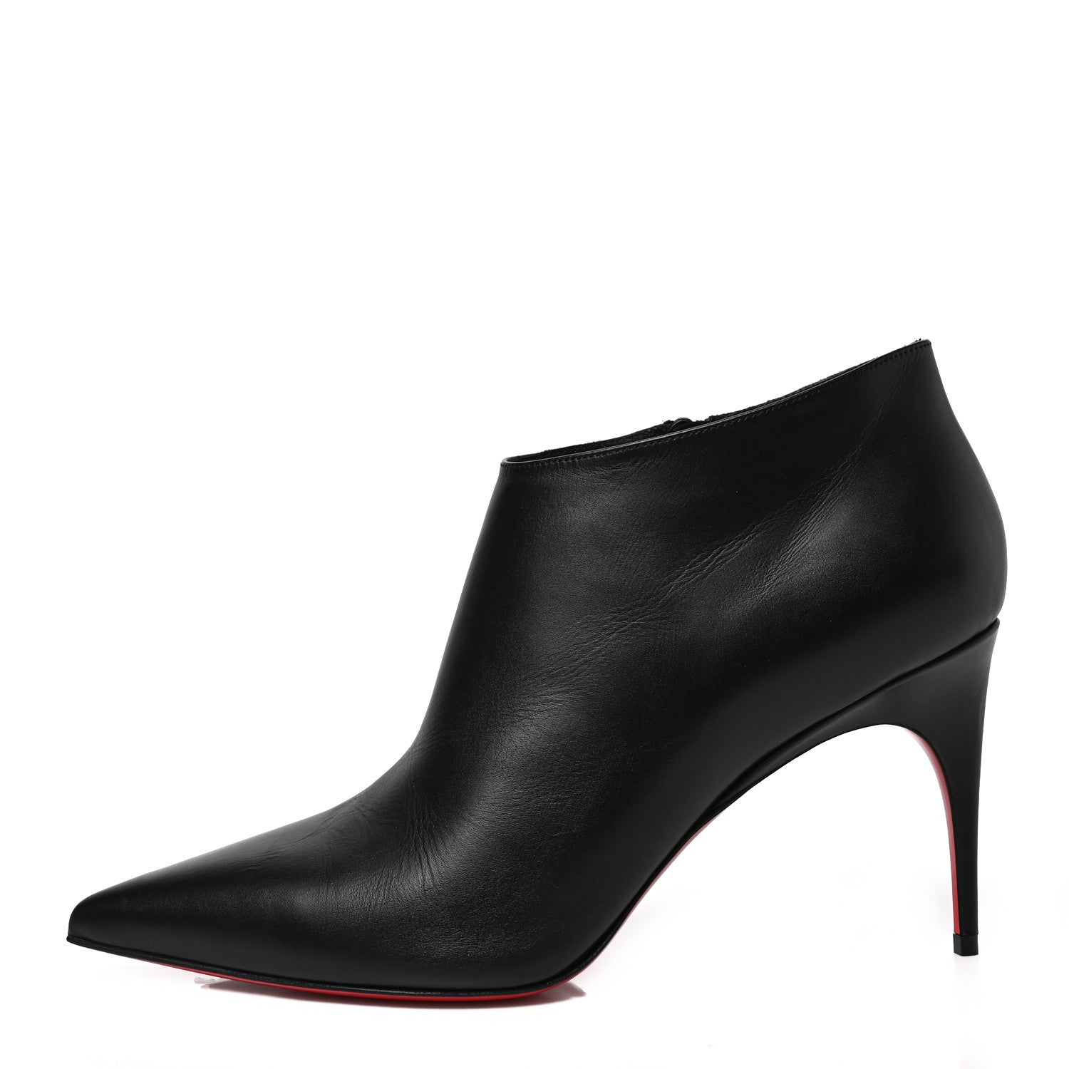 Christian Louboutin Calfskin Gorgona 85 Ankle Boots 41.5 Black 1 of 8