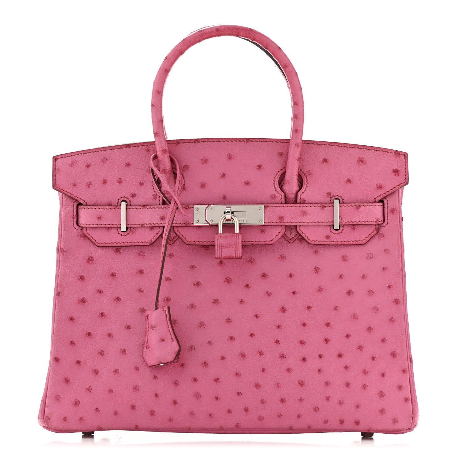Hermes Ostrich Birkin 30 Fuchsia 1 of 10