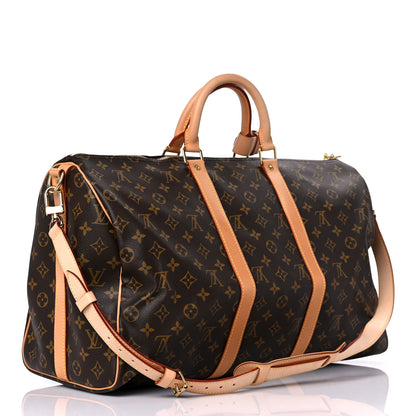 Louis Vuitton Monogram Keepall Bandouliere 50 3 of 23