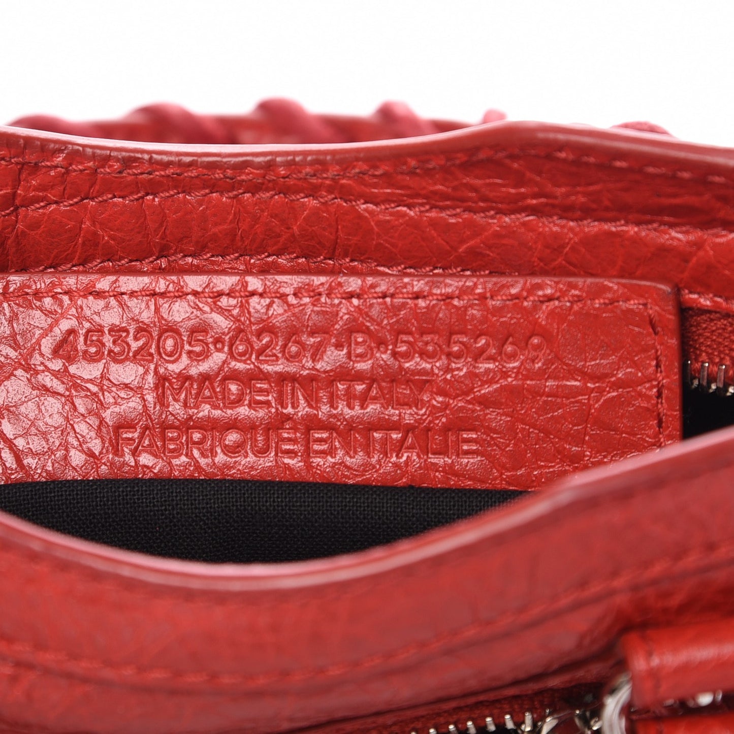 Agneau Classic Silver Hardware Nano City Rouge Groseille
