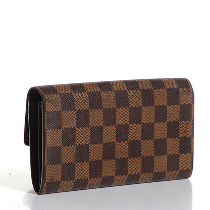 Louis Vuitton Damier Ebene Sarah Wallet 3 of 7