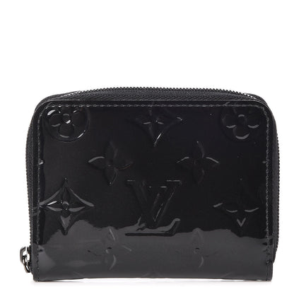 Louis Vuitton Vernis Zippy Coin Purse Wallet Noir Magnetique 1 of 7