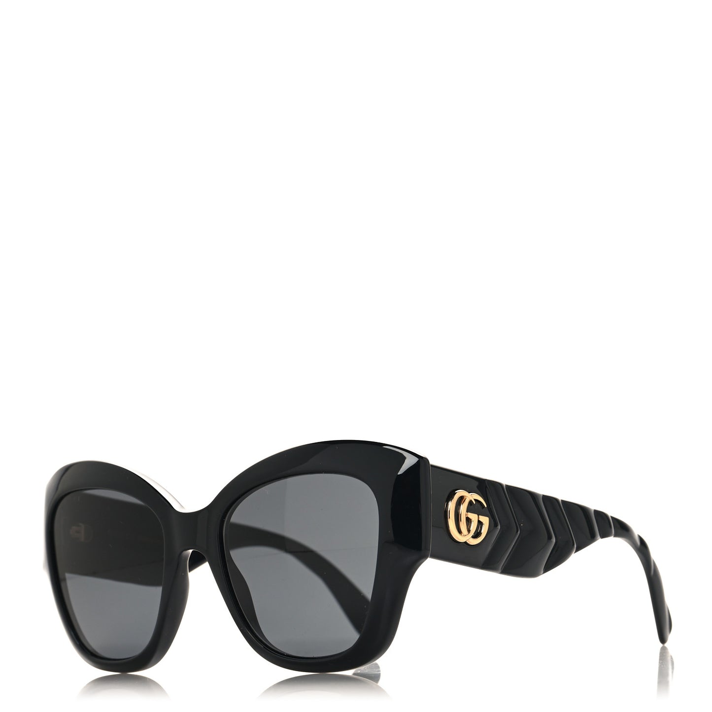 Acetate GG Butterfly Sunglasses GG0808S Black