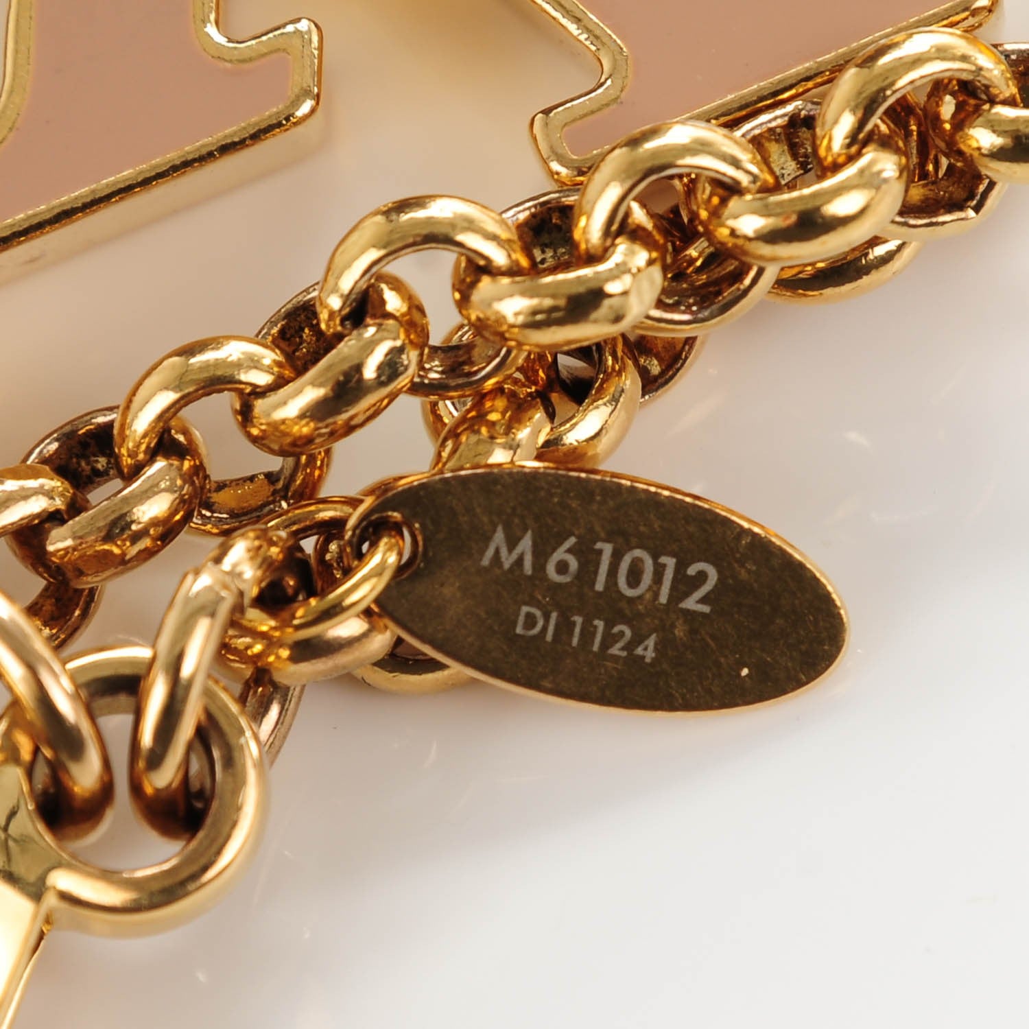 Louis Vuitton Fleur De Monogram Bag Charm Pink 4 of 5