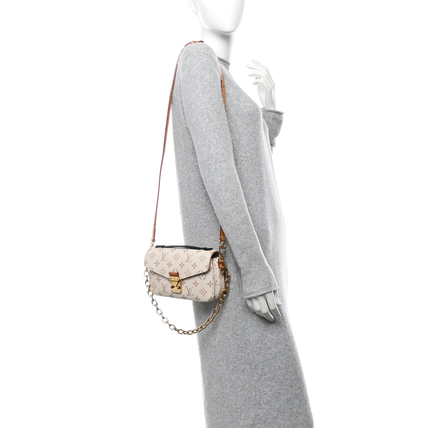 Louis Vuitton Monogram Dune Pochette Metis East West 2 of 10