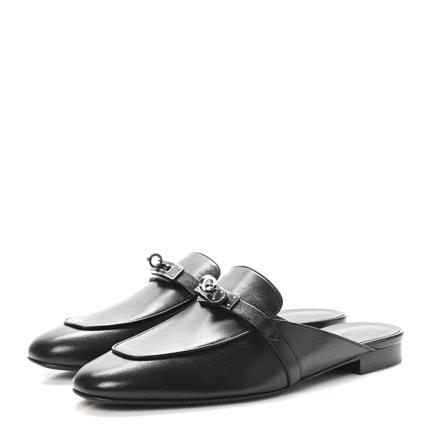 Goatskin Oz Mules 40 Black