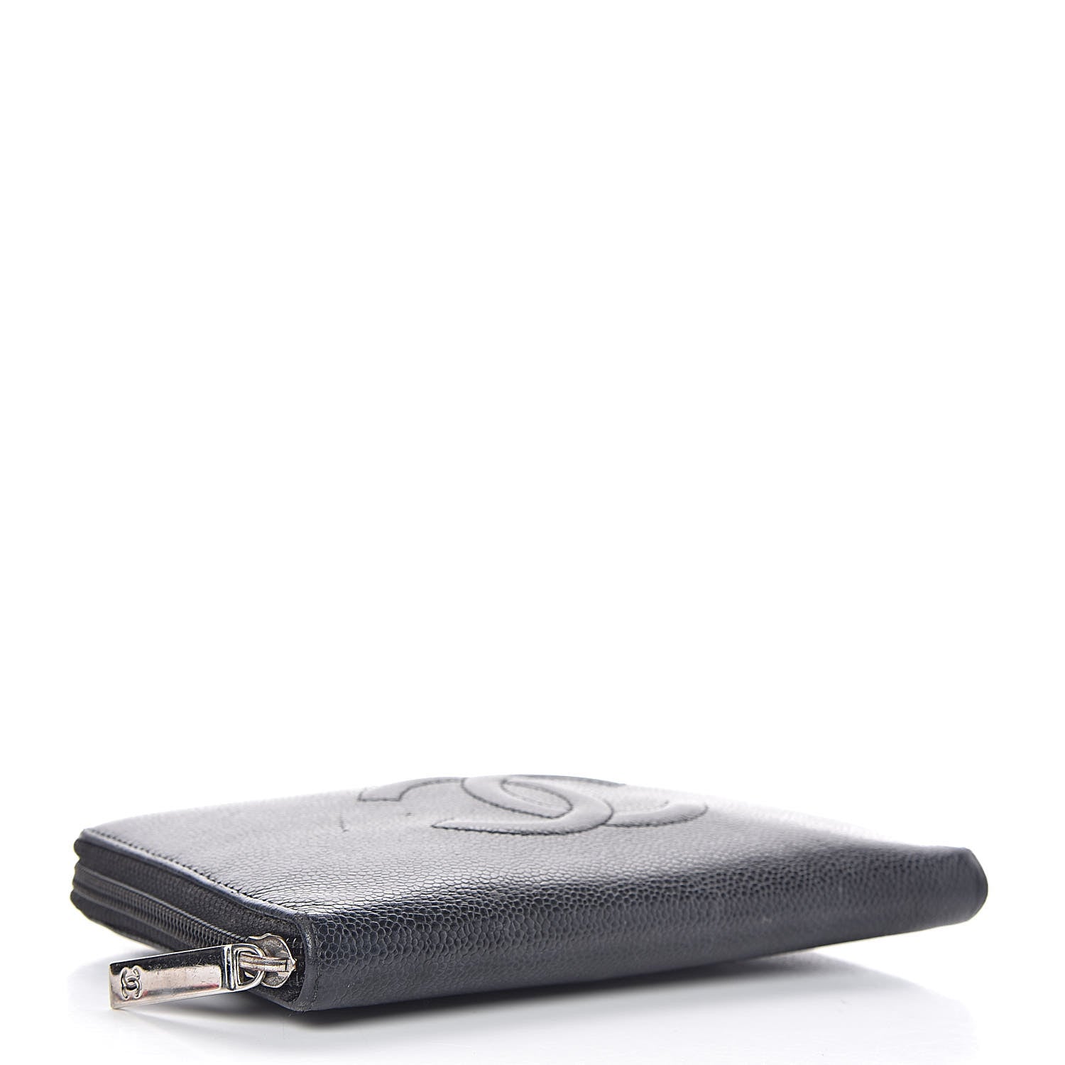 Chanel Caviar Large Timeless CC Zip Around Wallet Black 4 of 8