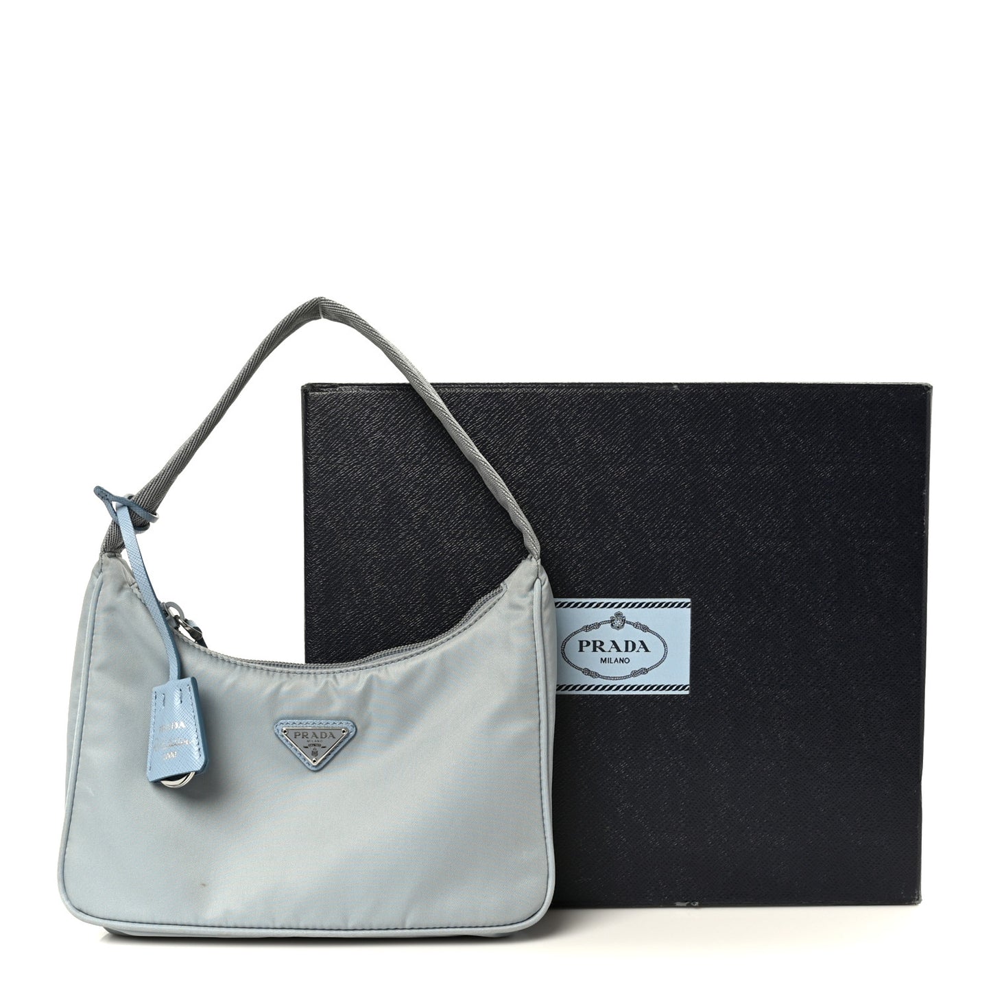 Tessuto Nylon Mini Re-Edition 2000 Bag Astrale