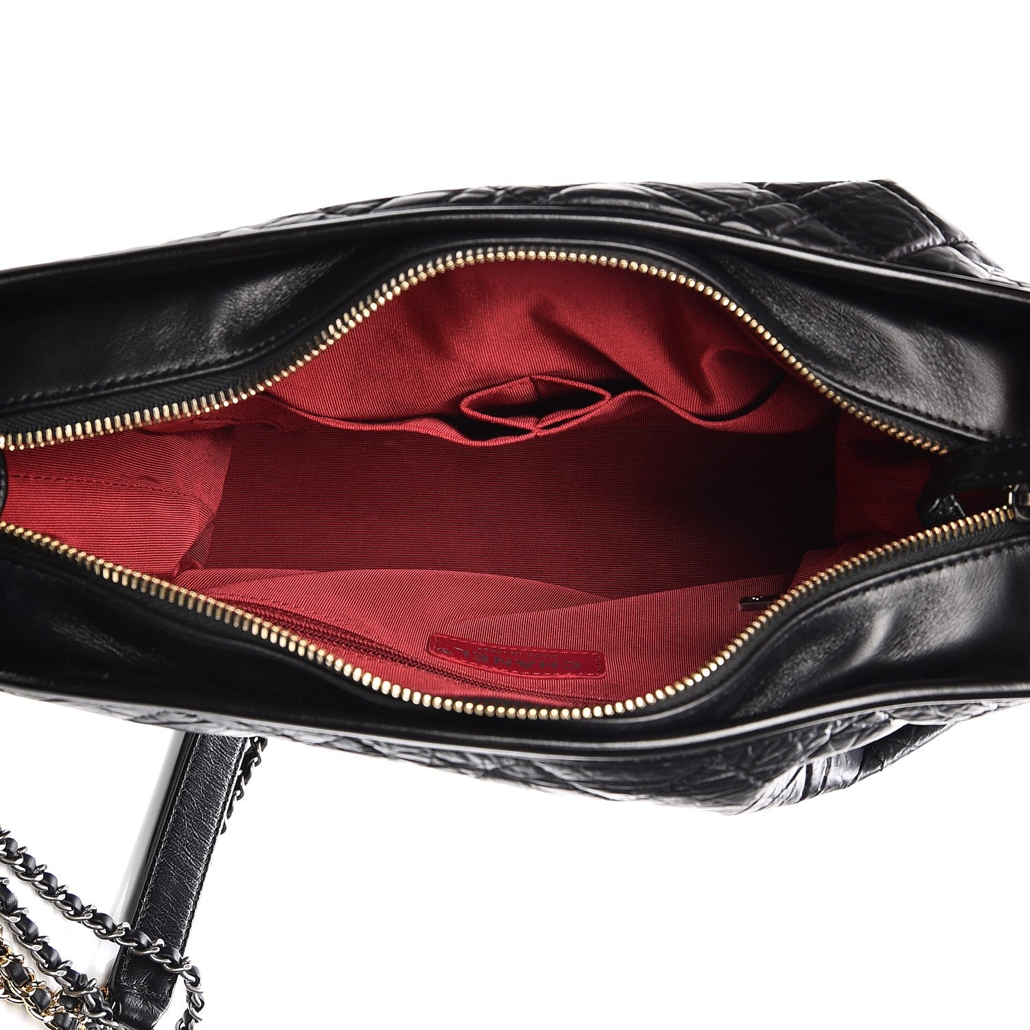 Chanel Aged Calfskin Quilted Medium Gabrielle Hobo Black 5 of 10