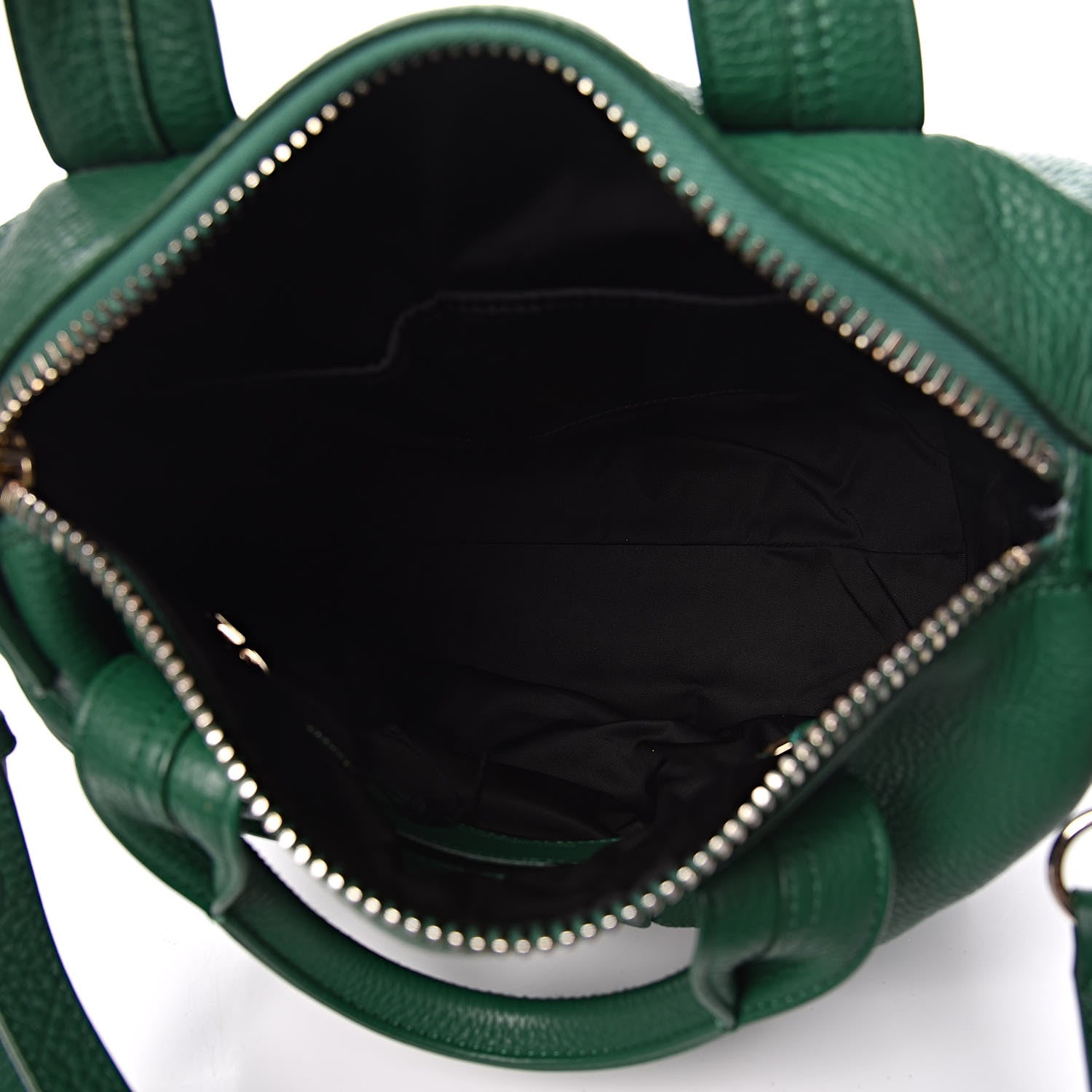 Alexander Wang Pebbled Calfskin Rocco Vine Green Gold Hardware 5 of 9