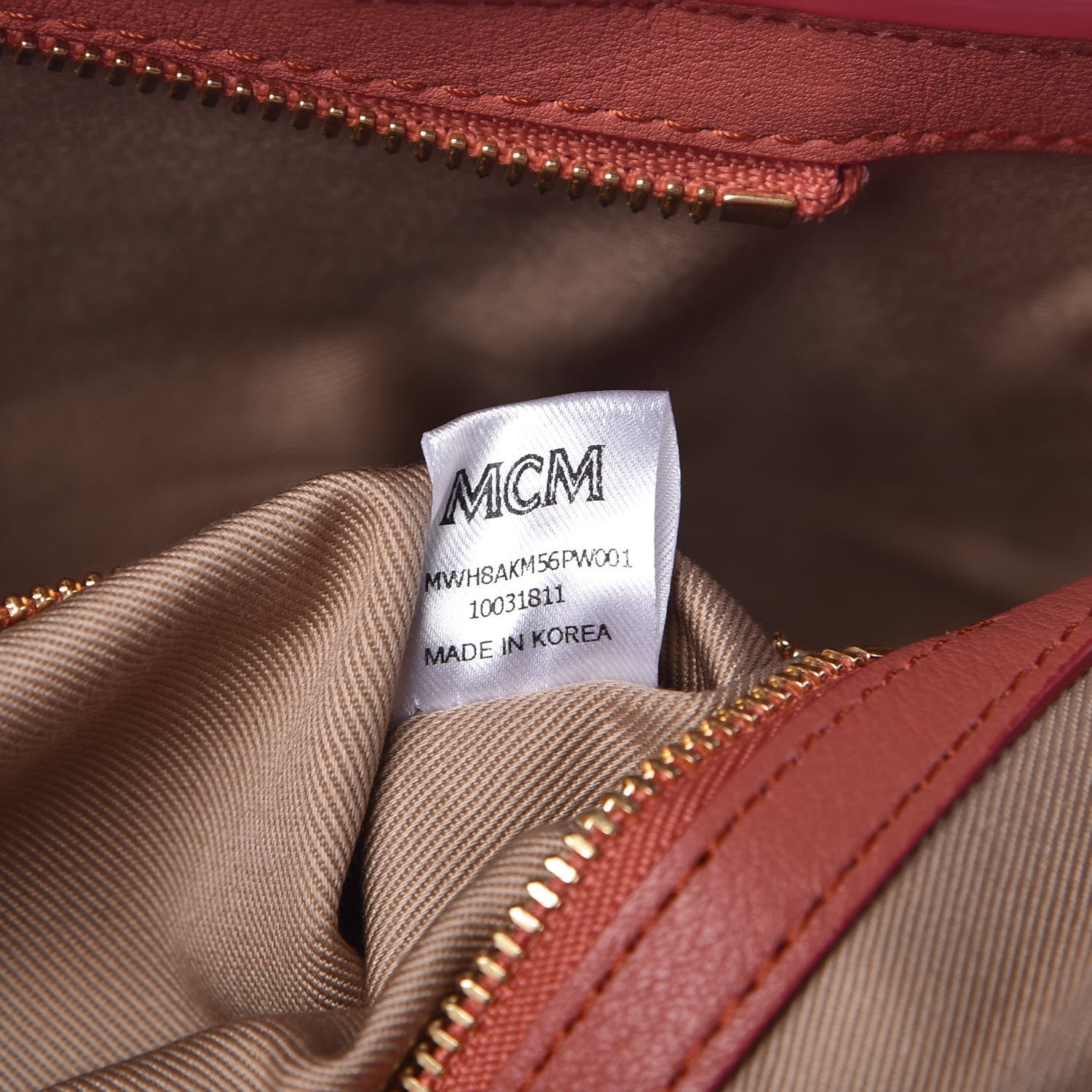 MCM Grained Calfskin Medium Klara Hobo Cocoa 9 of 9