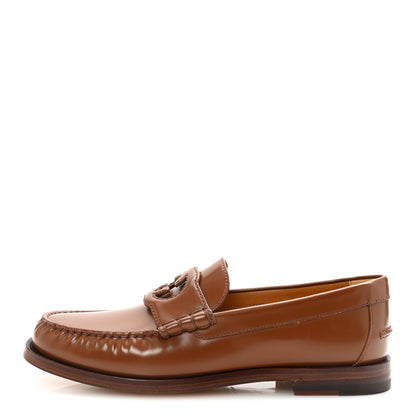 Gucci Calfskin Mens Interlocking G Millennial Ribot Loafers 7.5 Cuir 1 of 10