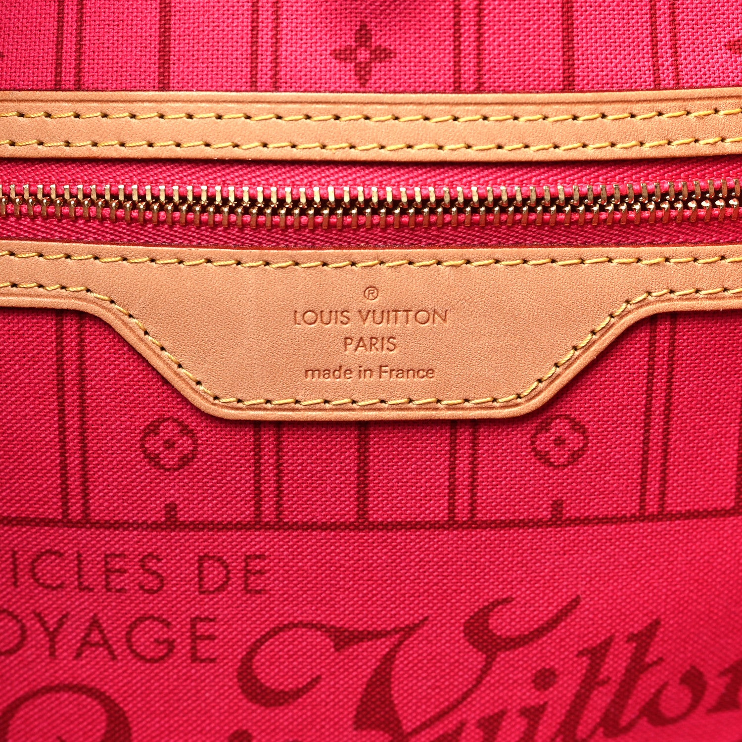 Louis Vuitton Monogram My LV Heritage Neverfull MM  Fuchsia Orange 6 of 9