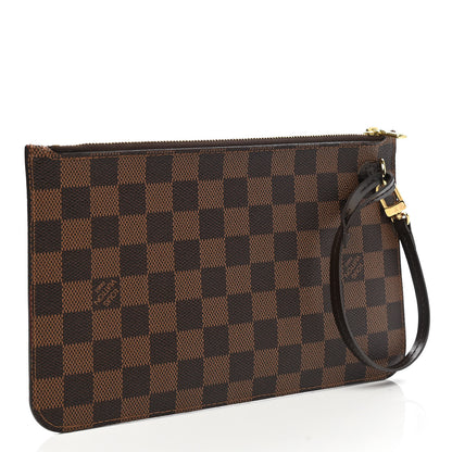 Louis Vuitton Damier Ebene Neverfull MM GM Pochette 3 of 11