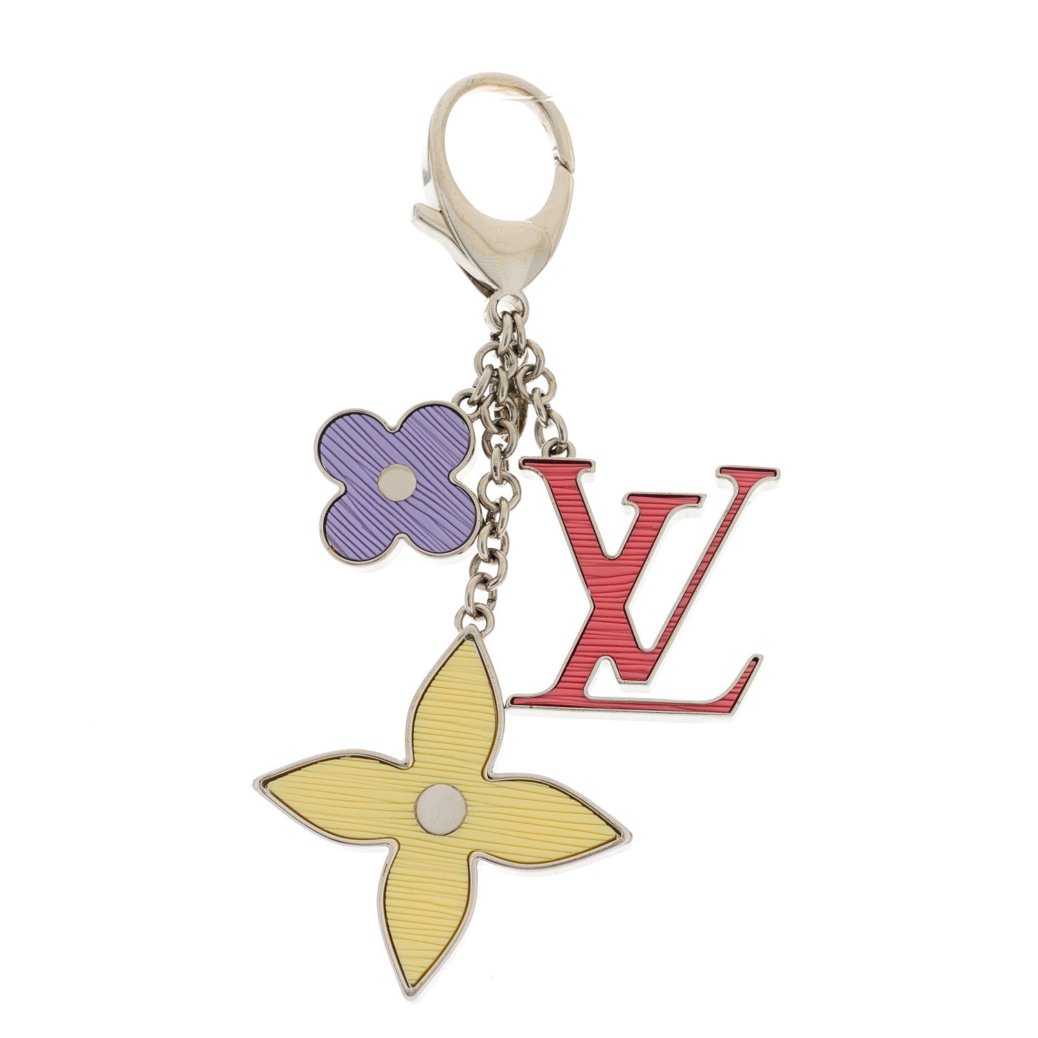 Louis Vuitton Fleur d'Epi Bag Charm Tri-Color 1 of 4