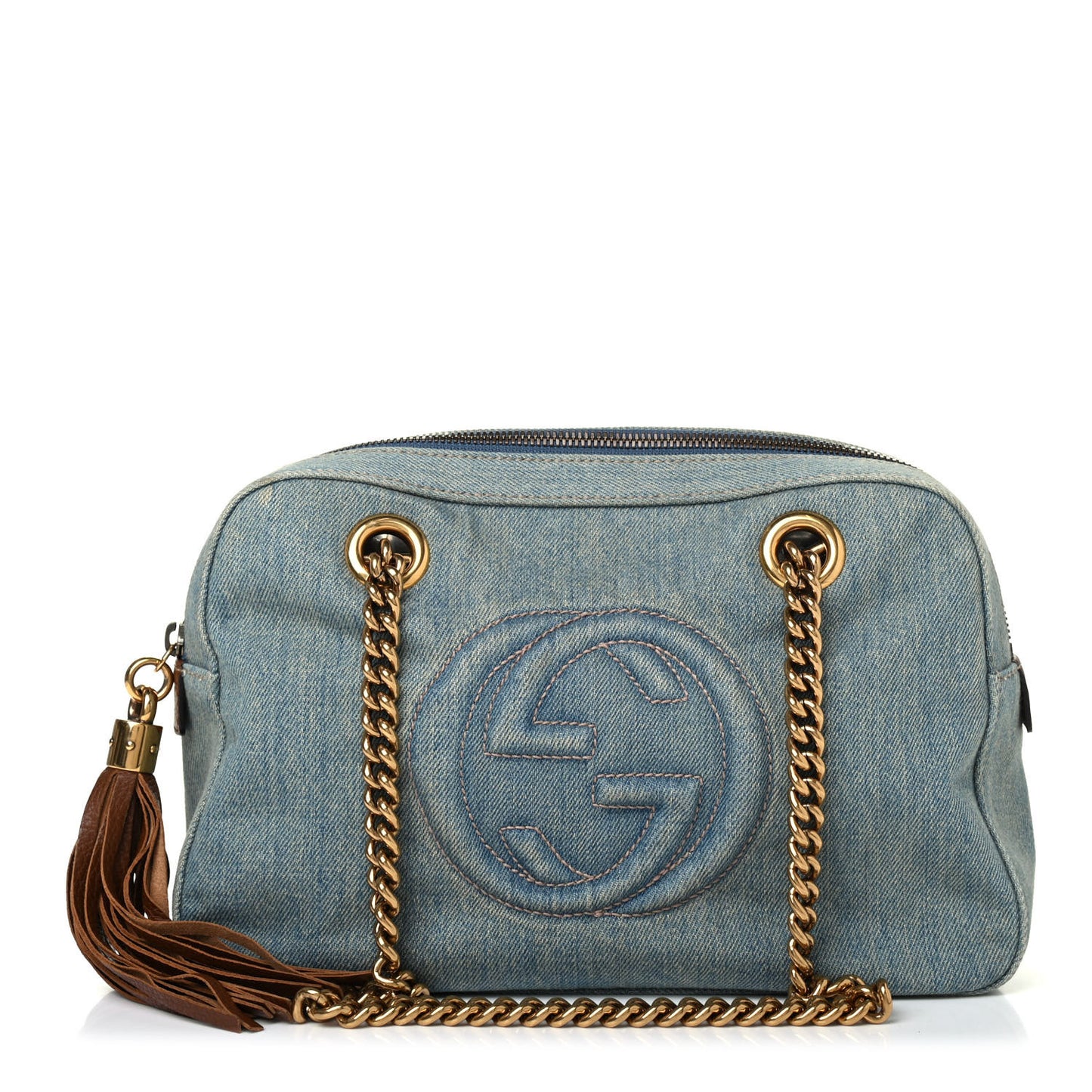 Denim Small Soho Bowler Blue