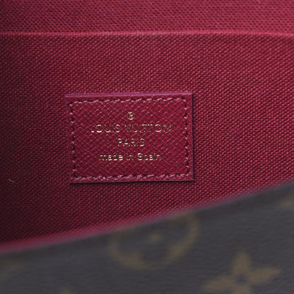 Louis Vuitton Monogram Pochette Felicie Chain Wallet Fuchsia 6 of 11