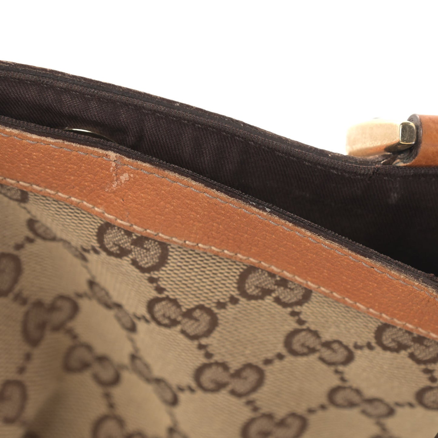 Monogram Abbey D Ring Tote Tan