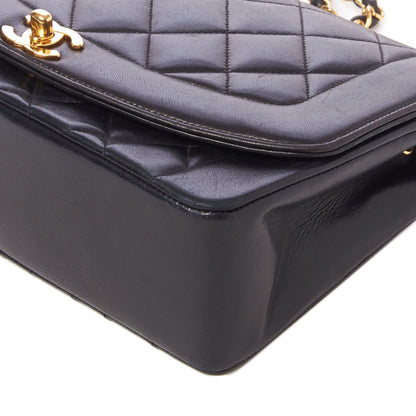 Chanel Lambskin Quilted Medium Single Flap Black 5 of 9