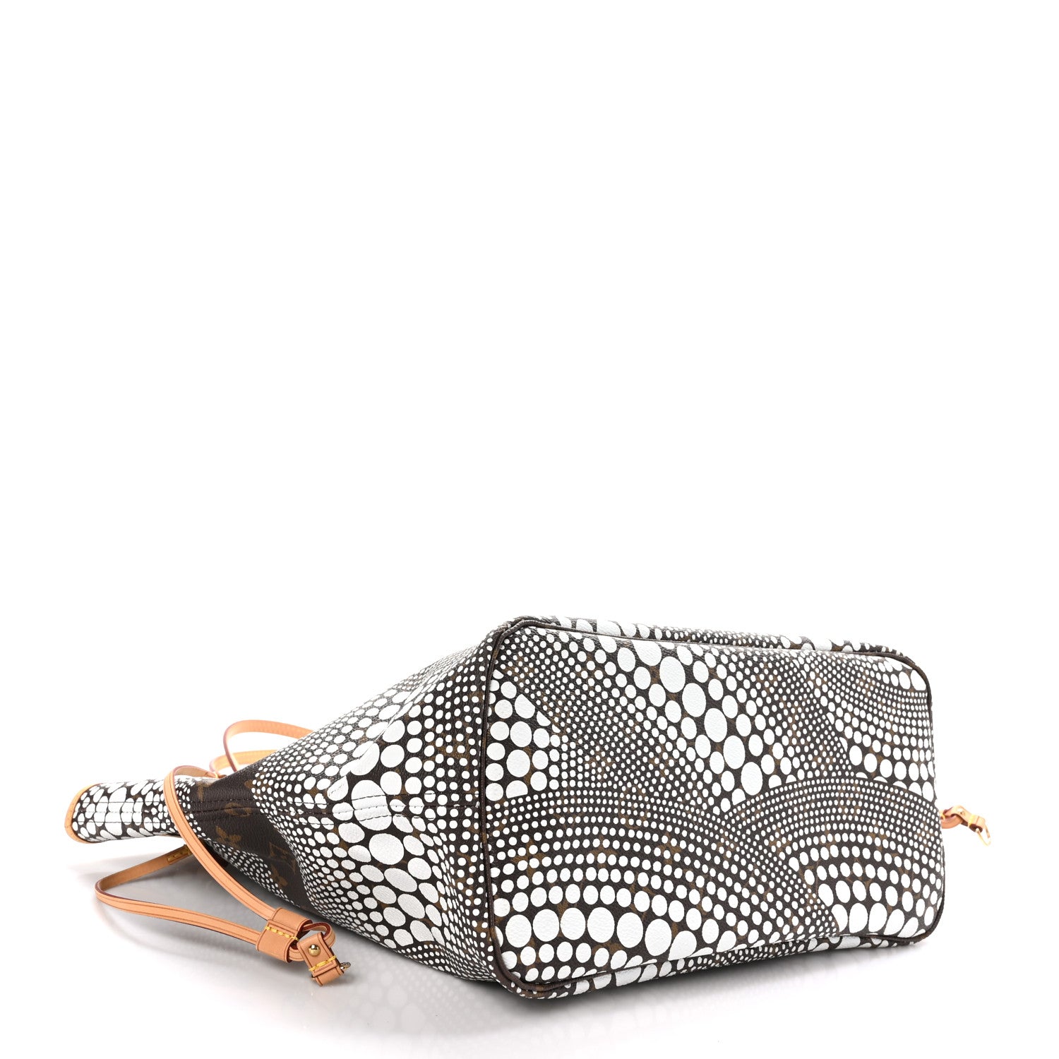 Louis Vuitton Monogram Kusama Waves Neverfull MM White 4 of 10