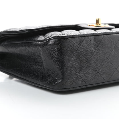 Chanel Caviar Quilted Medium Double Flap Black 10 of 16