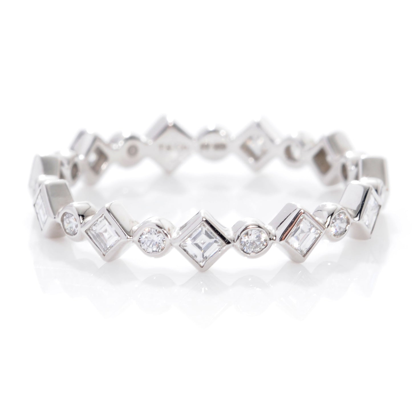 Platinum Diamond Celebration Ring 6