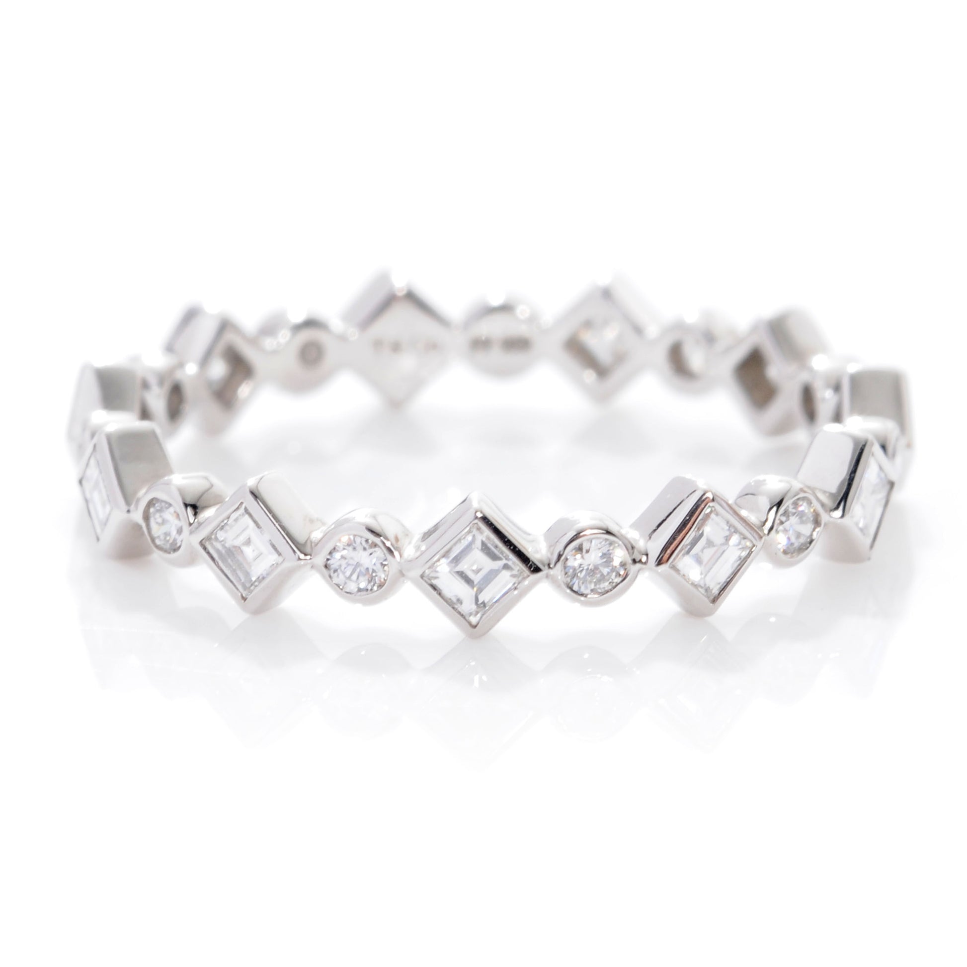 Tiffany Platinum Diamond Celebration Ring 6 1 of 4