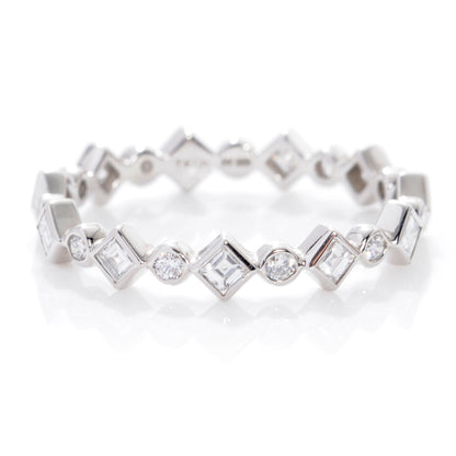 Tiffany Platinum Diamond Celebration Ring 6 1 of 4