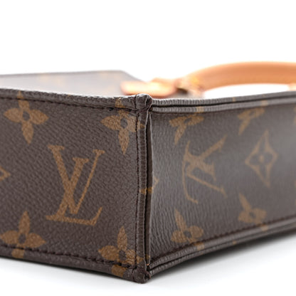 Louis Vuitton Monogram Petit Sac Plat 9 of 10