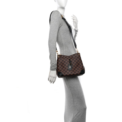 Louis Vuitton Damier Ebene Odeon PM Black 2 of 9