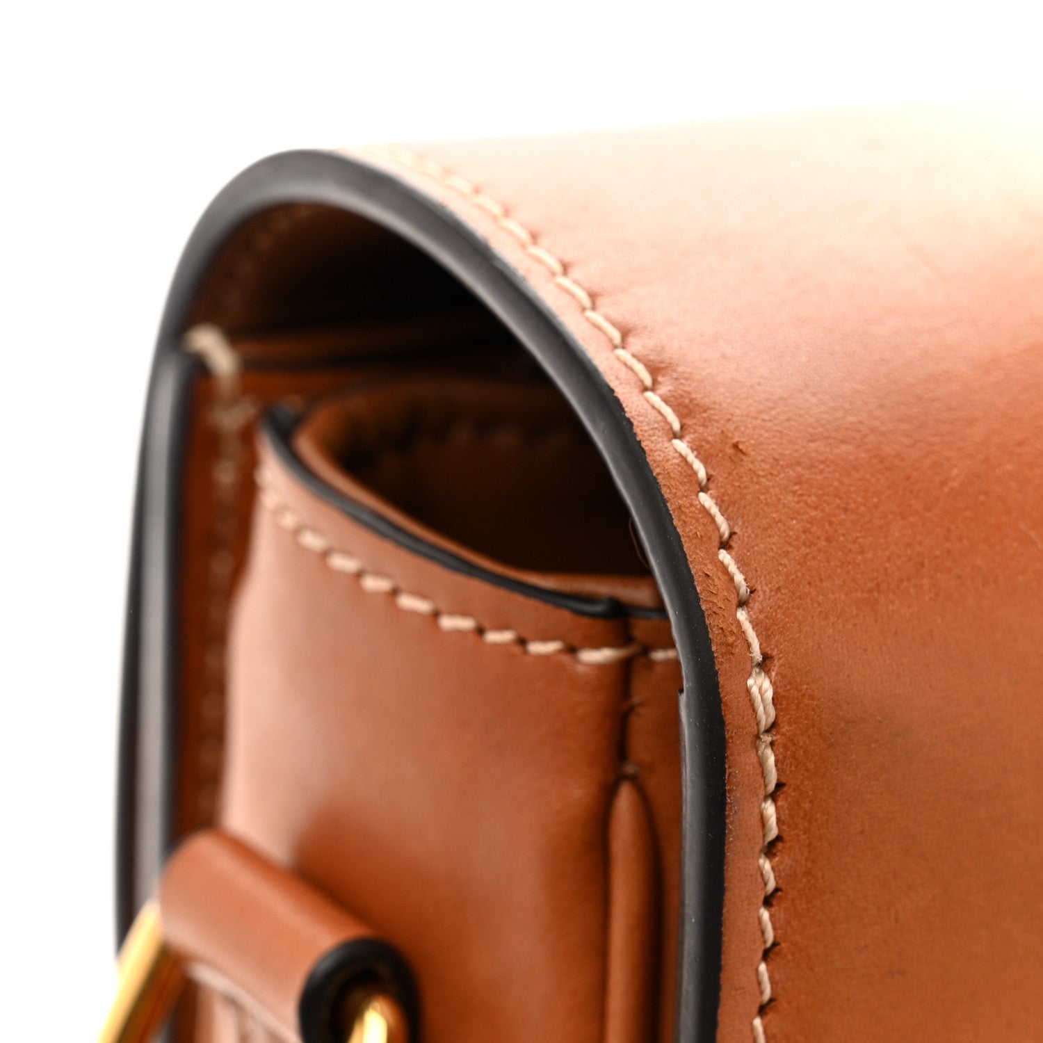 Celine Natural Calfskin Medium Triomphe Tan 14 of 15