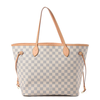 Louis Vuitton Damier Azur Neo Neverfull MM Rose Ballerine 1 of 20