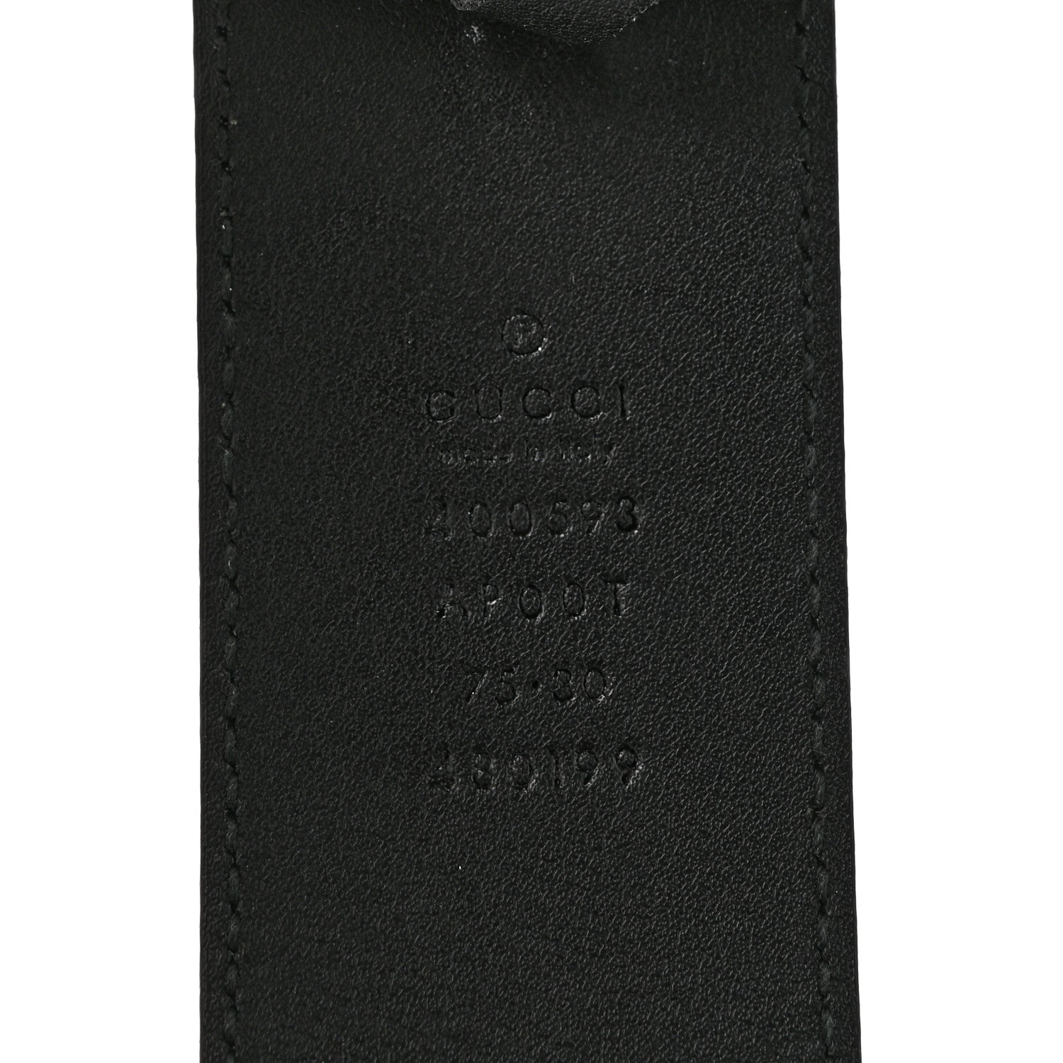 Gucci Calfskin Double G 40mm Belt 75 30 Black 5 of 7