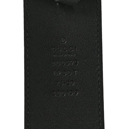 Gucci Calfskin Double G 40mm Belt 75 30 Black 5 of 7