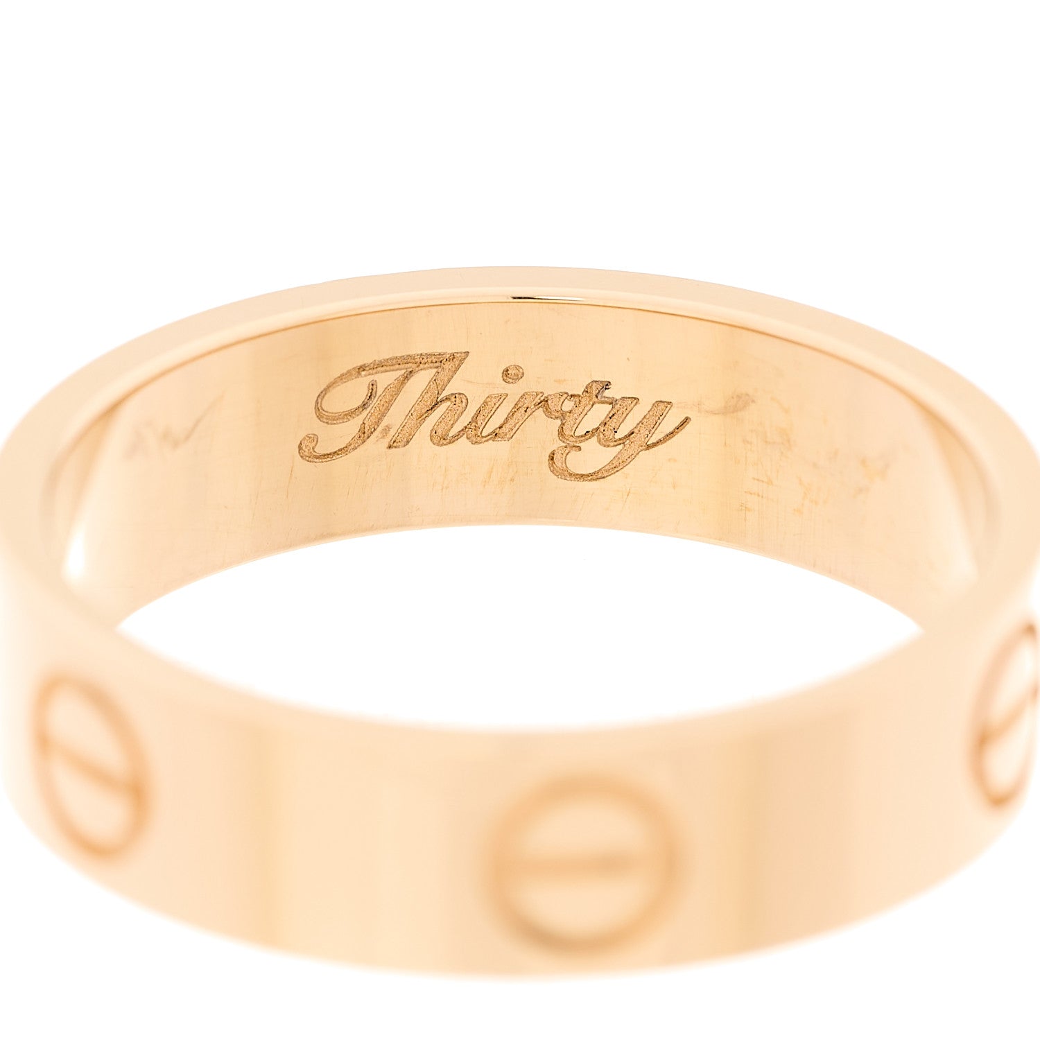 Cartier 18K Yellow Gold 5.5mm LOVE Ring 58 8.5 4 of 6