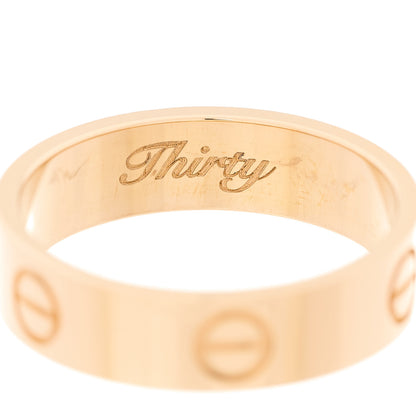 Cartier 18K Yellow Gold 5.5mm LOVE Ring 58 8.5 4 of 6