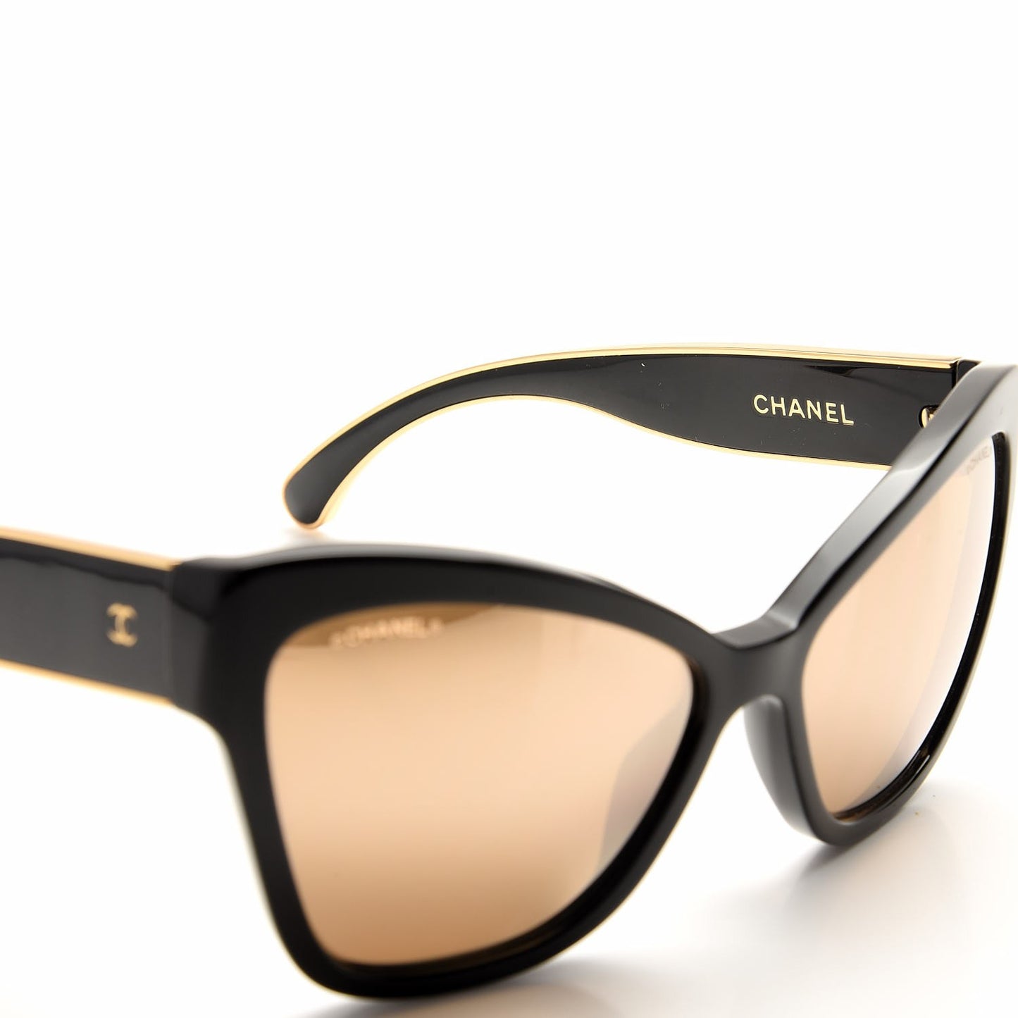 Acetate CC Cat Eye Sunglasses 5271 Black