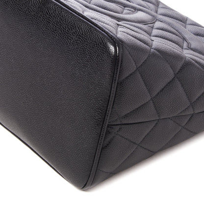 Chanel Caviar Quilted Jumbo Kelly Flap Black 6 of 8