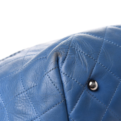 Chanel Calfskin Perforated Up In The Air North South Tote Blue 11 of 16
