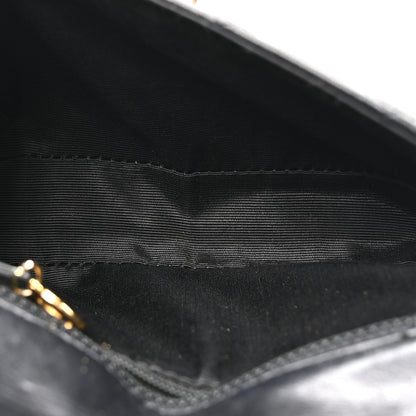 Chanel Lambskin Quilted Flap Waist Belt Bag 75 30 Black 5 of 14