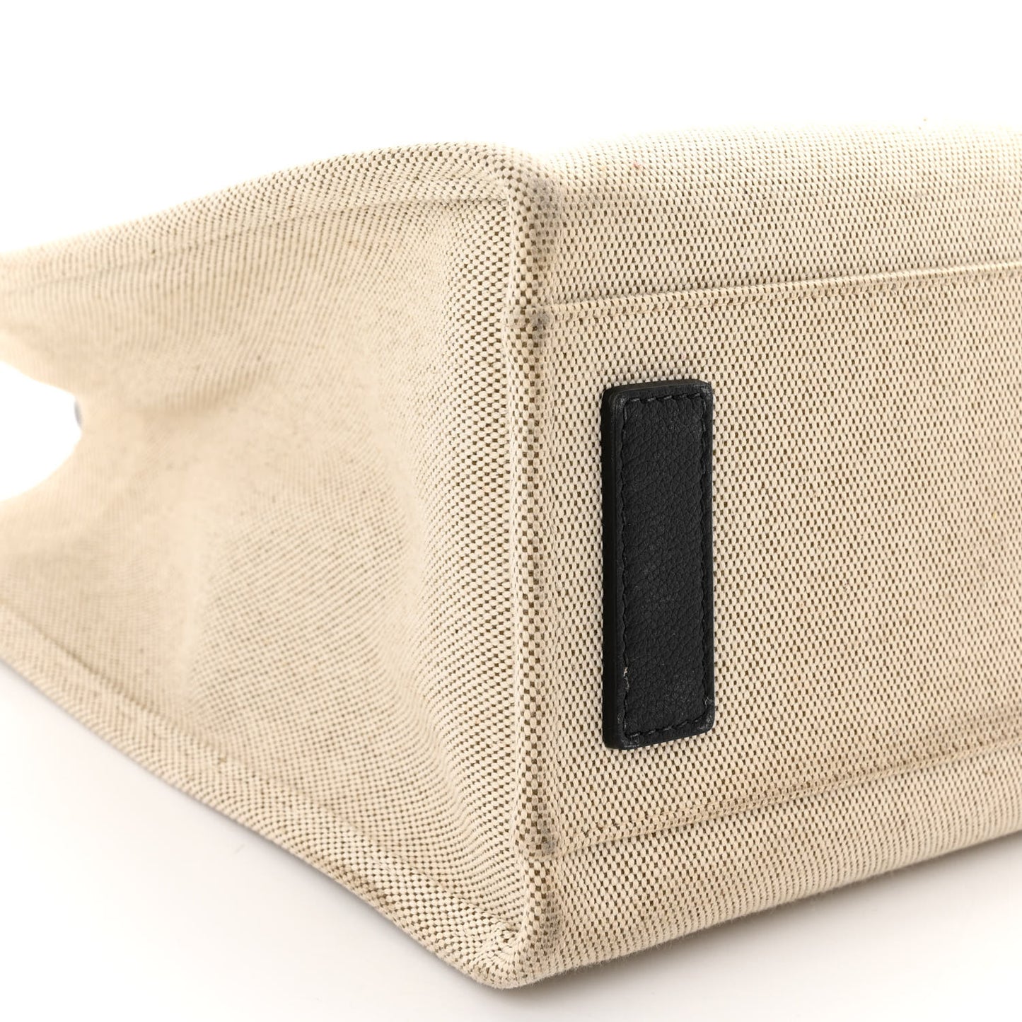 Canvas Calfskin La Medusa Tote Bag Beige