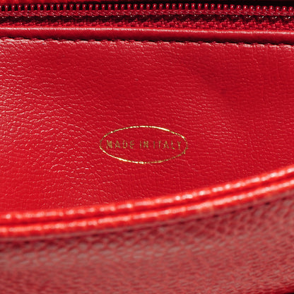 Chanel Caviar Shoulder Bag Red 6 of 9