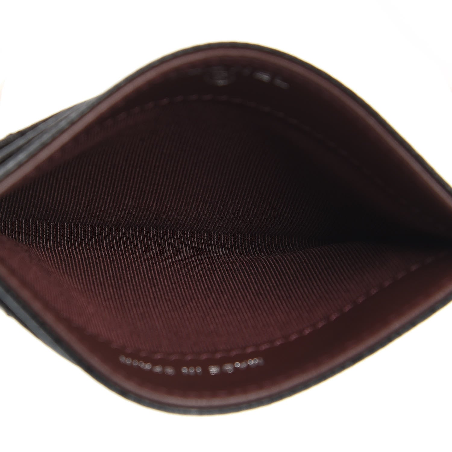 Chanel Caviar Chevron Quilted Card Holder Black 5 of 9